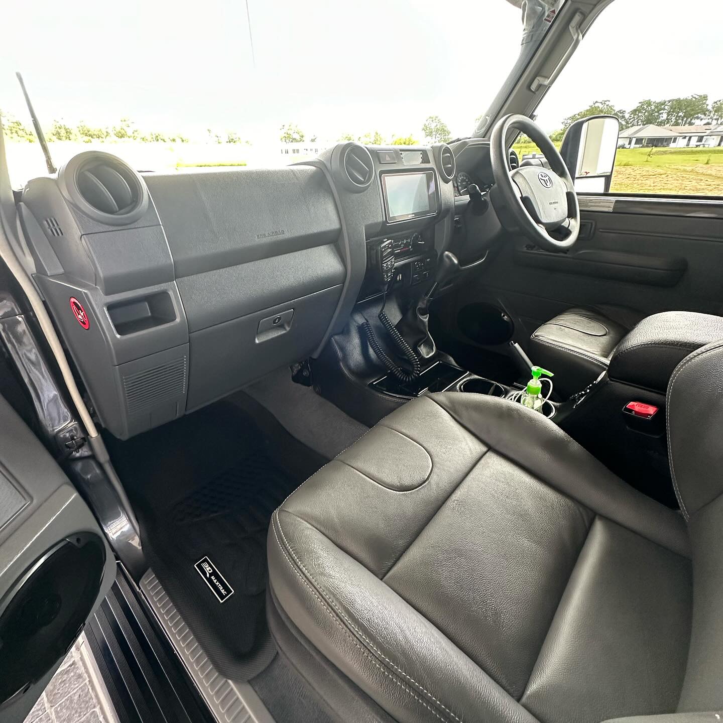 SUV interior detail